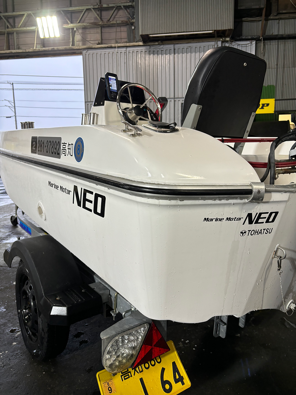 サムネイル： マリンモーターネオneo374+サントレックストレーラーセット