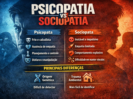 Psicopatia e Sociopatia: Compreendendo Além dos Rótulos