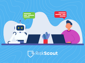 A banker and a robot having a conversation