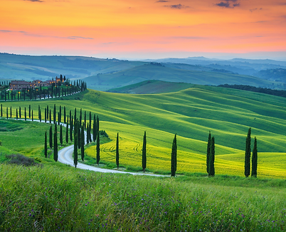 paysage en Toscane
