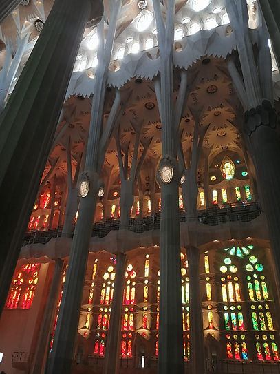 Vitraux de la Sagrada Familia en Espagne