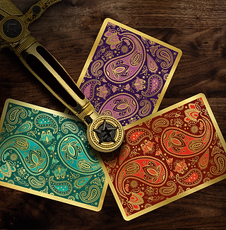 高価値セリー Cards Playing Paisley Shop - House Card Dutch トランプ
