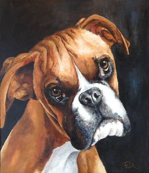 Made by Jannieke van Geet , Puck Canvas Art