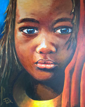 Made by Jannieke van Geet , Puck Canvas Art