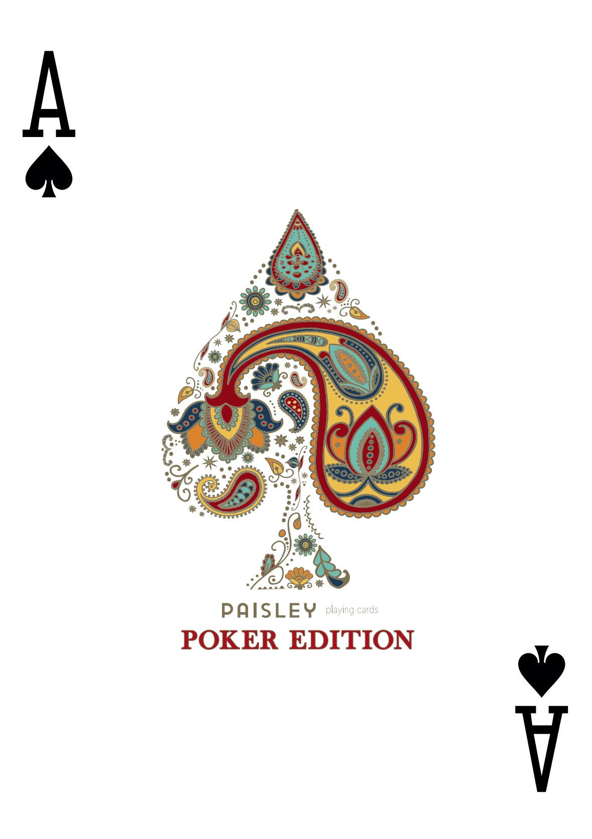 Ace of Spades Poker Red .pdf for poster print