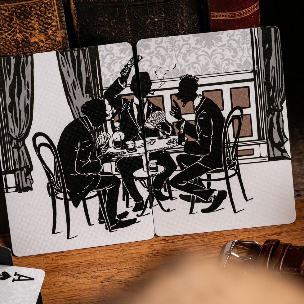 Time to Play - Black deck Dutch Card House Company Playing Cards