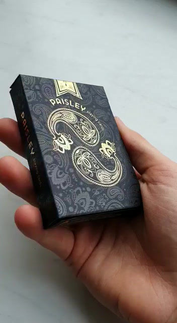 Paisley Playing Cards - Magical Gold