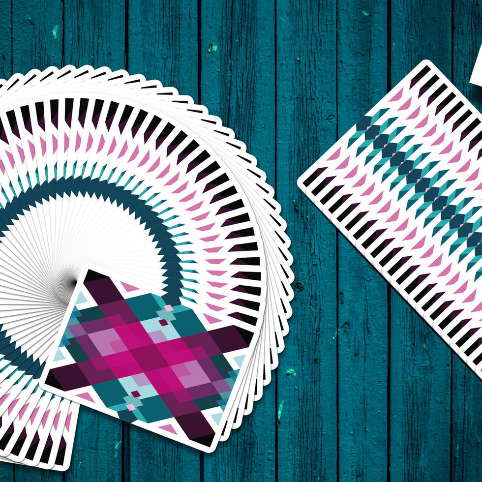 Diamon Playing Cards N°17