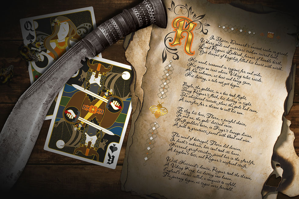 Secret Tale White Bee Deck Ragnar Lodbrok