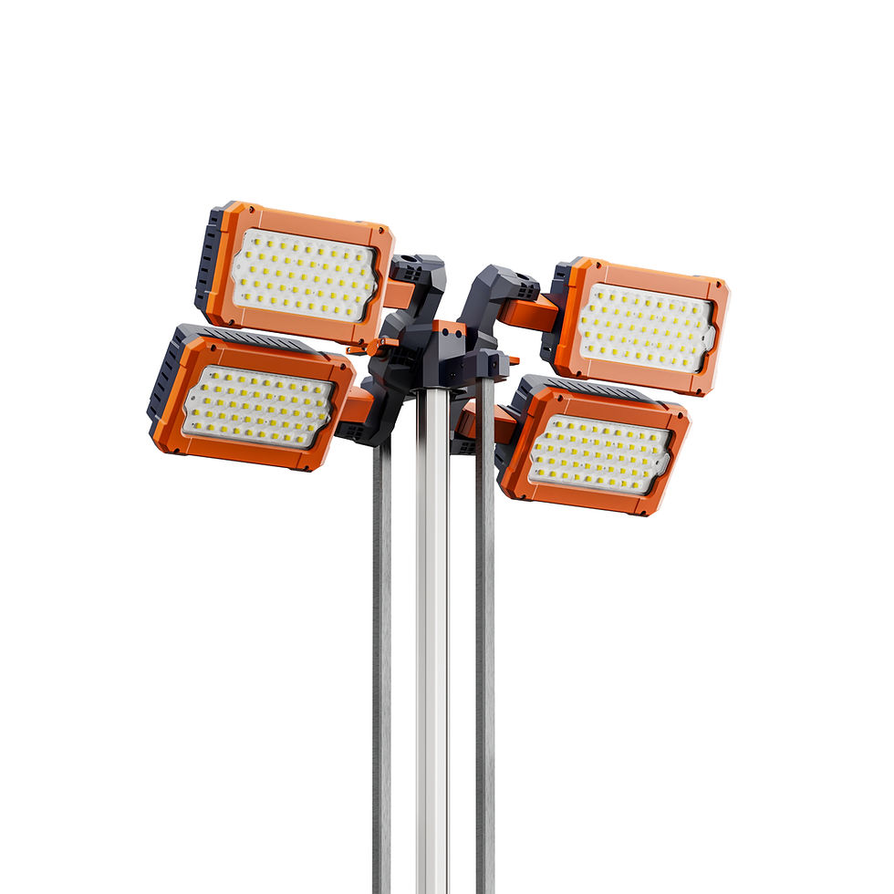 Thumbnail: Quadruple LED light tower, powerful illumination