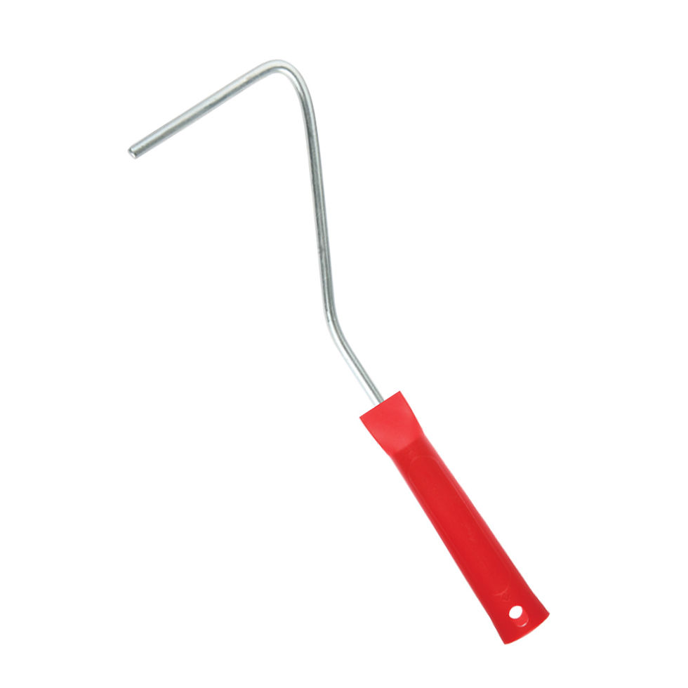 Thumbnail: Red-handled paint roller frame