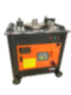 Rebar bender machine with control panel