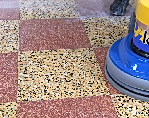 Polishing Project-Terrazzo Floor