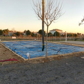 Coulage de terrains de Padel