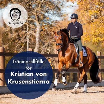 Träning för Kristian von Krusenstierna!