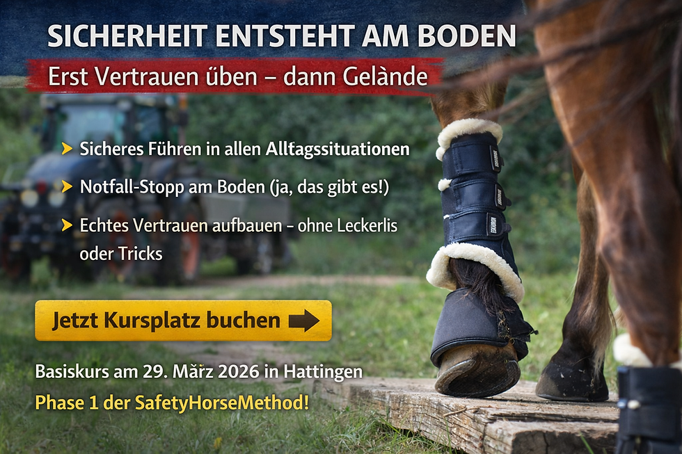 “Warum ich JEDEN Reiter erstmal vom Pferd hole…”