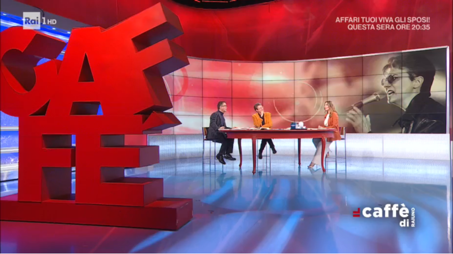 "Il Caffè di RaiUno" Ambra Mattioli