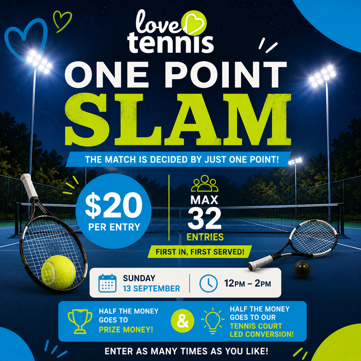 Love Tennis - One Point Slam