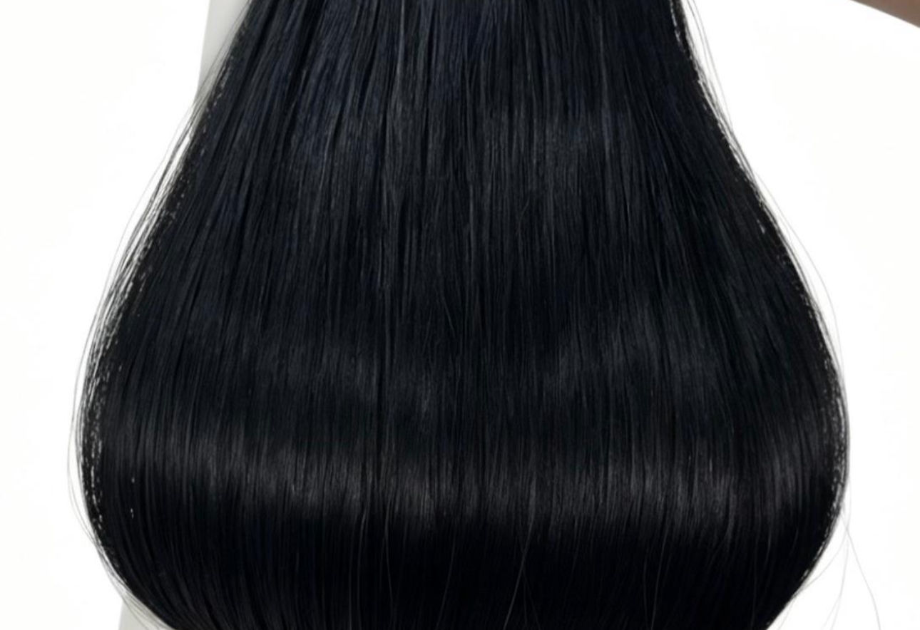 Jet Black - Premium Straight Remy 100% Human Hair Extensions