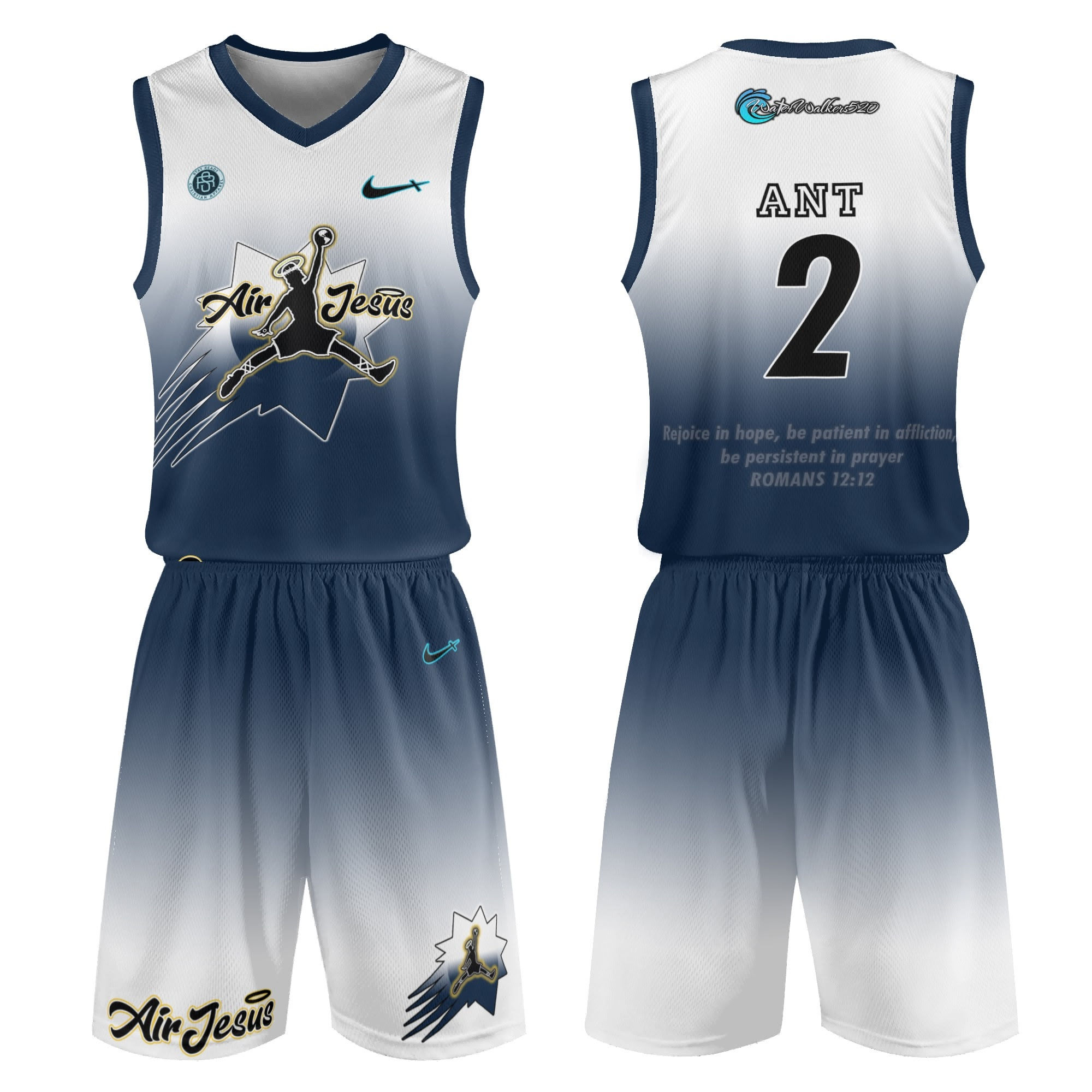 ANT #2 Basketball Uniform Jersey & Shorts
