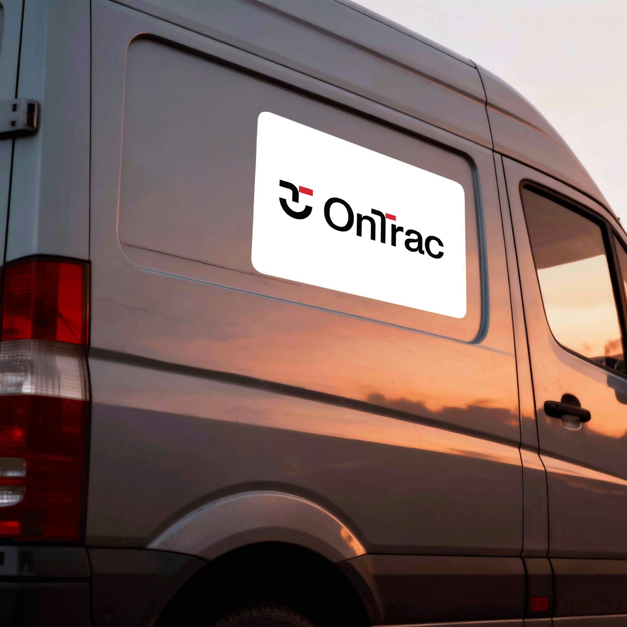 OnTrac car magnet 18x12 In