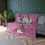 Thumbnail: Pink Crushed Velvet Blanket( Covered by the Blood)