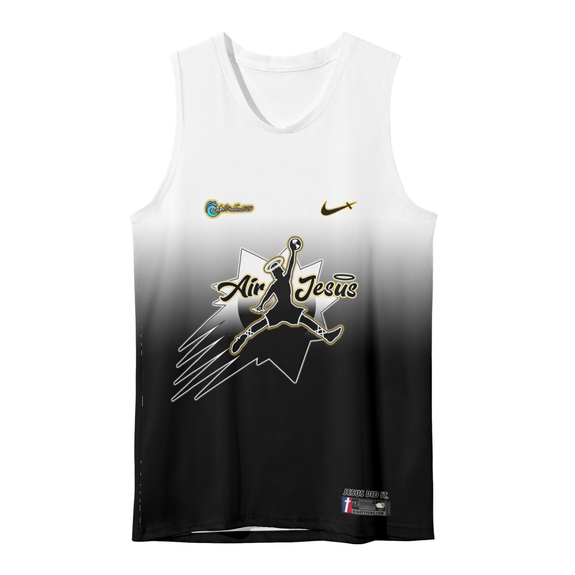 Air Jesus black/white Tank Top Muscle T-Shirt