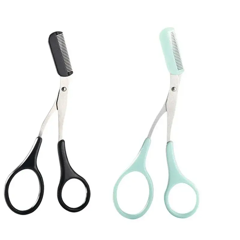 Thumbnail: Precision Eyebrow Trimming Scissors with Comb