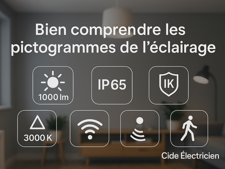 Bien comprendre les pictogrammes de l’éclairage