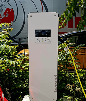 Installation borne de recharge électrique pour véhicule