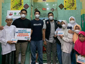 Santuni Ratusan Anak Yatim, Bizhare Bekerjasama dengan ACT Foundation dalam Program #NabungPahala