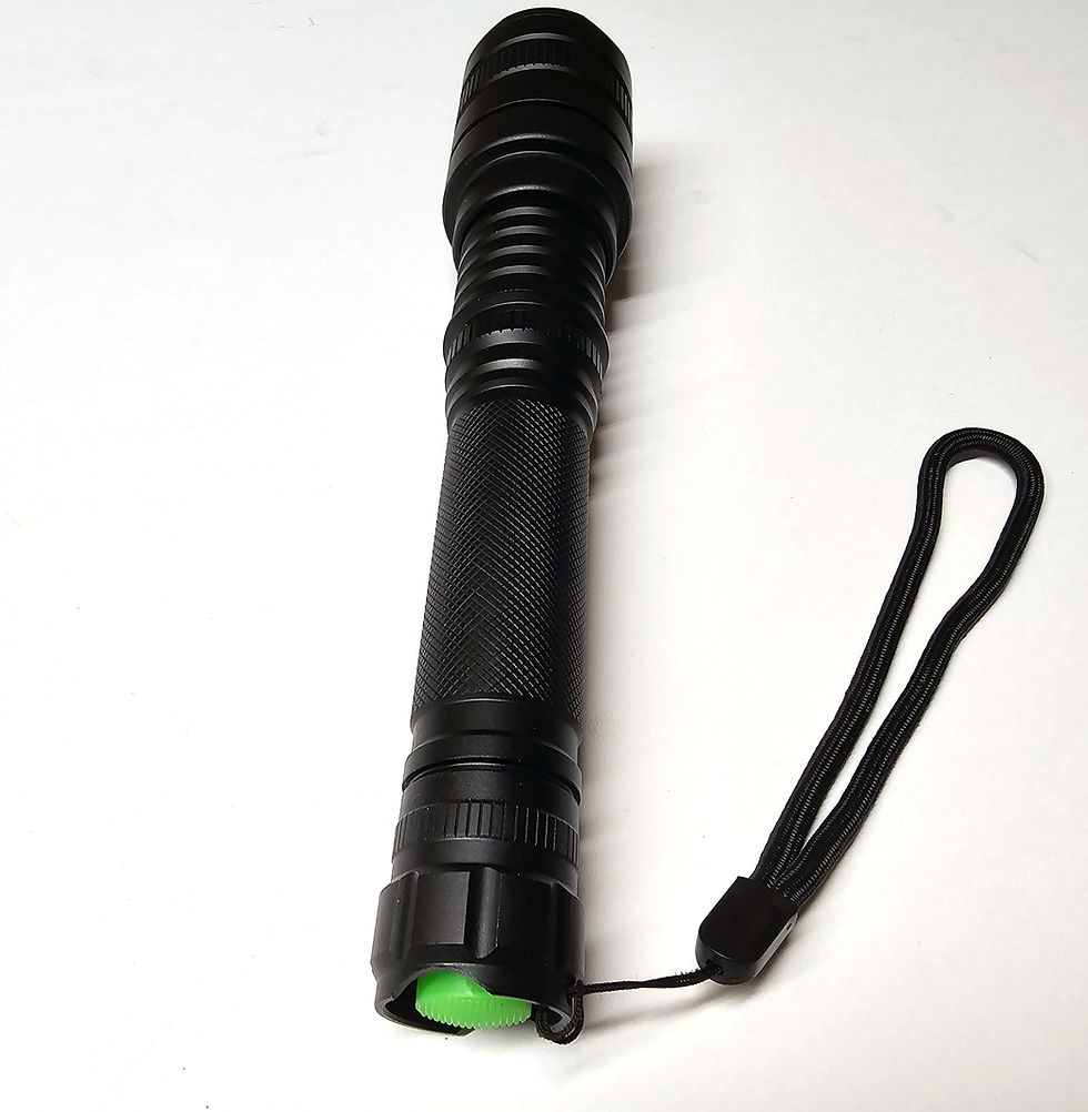Thumbnail: DIY Laser Host - Large Heatsink - 12mm Module/26mm Driver Compatible 18650 X2!
