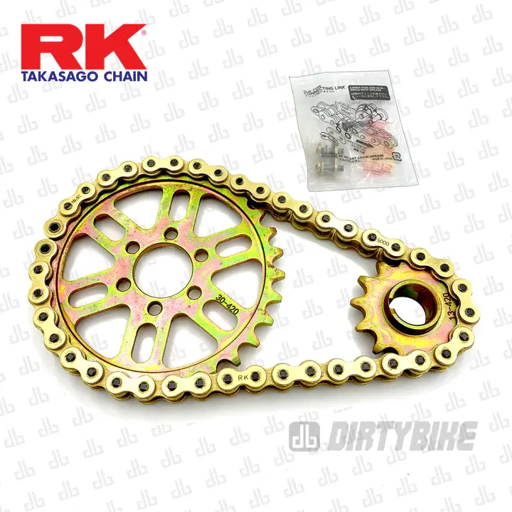 Dirty Bike Surron Lite Bee 420 Belt to Chain Conversion