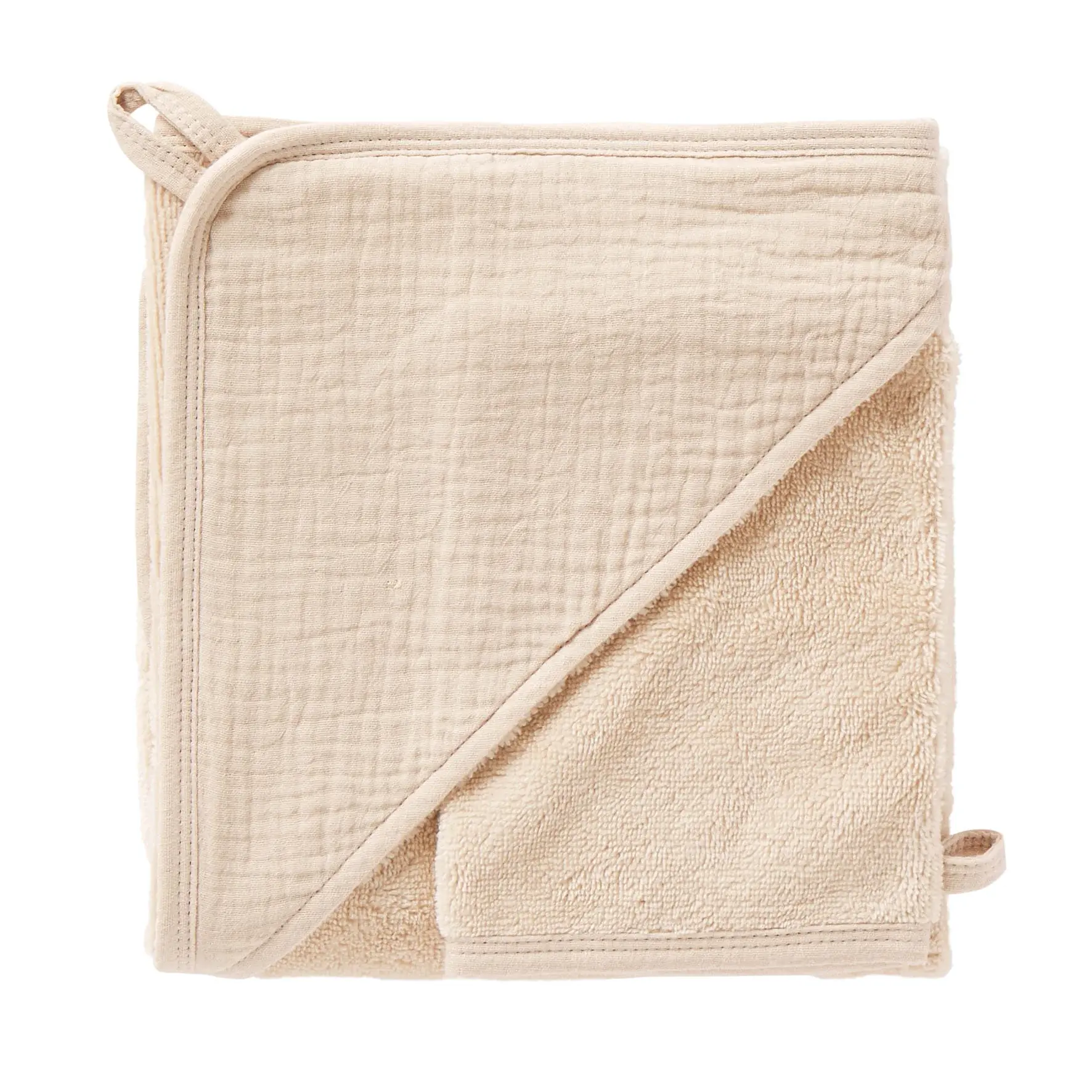 CAPE DE BAIN BISCUIT PERSONNALISABLE