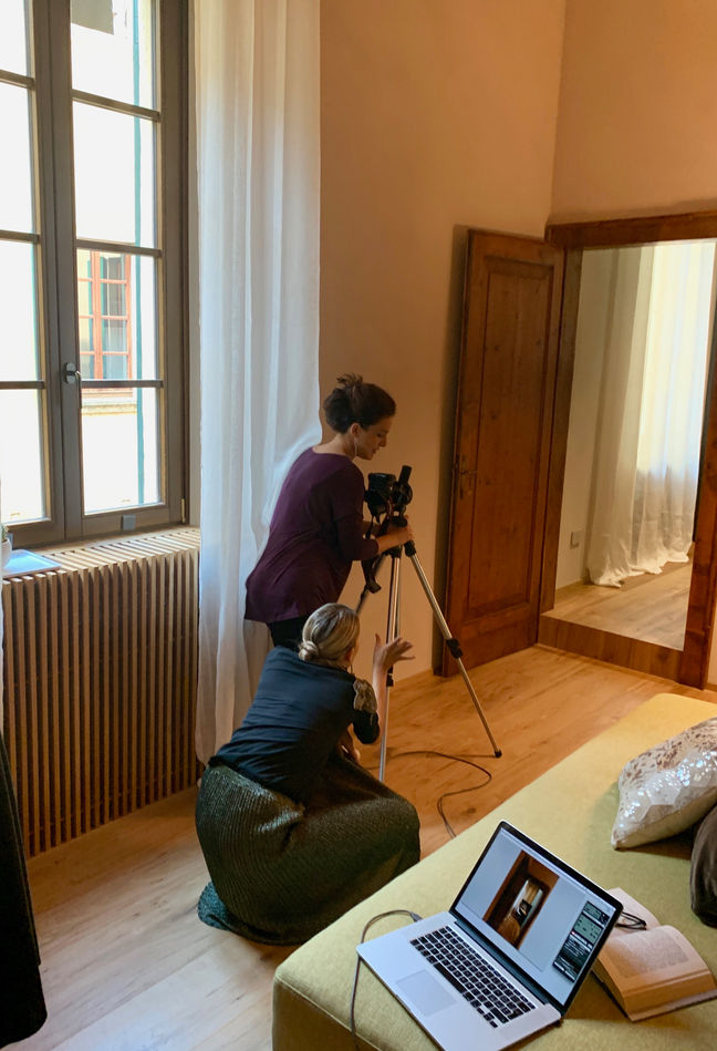 scatti fotografici e riprese per prossima pubblicazione su rivista di architettura d'interni ...
