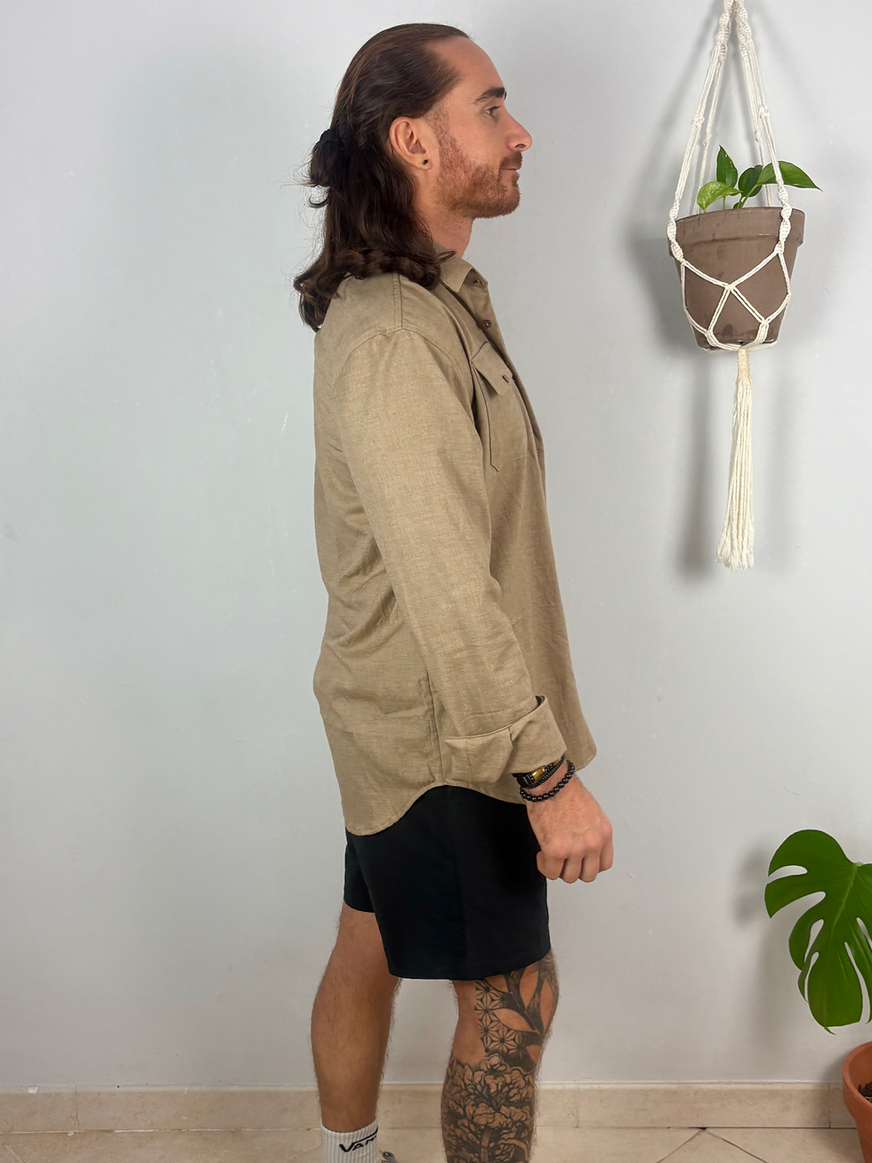 Thumbnail: Long Sleeve Wool Shirt