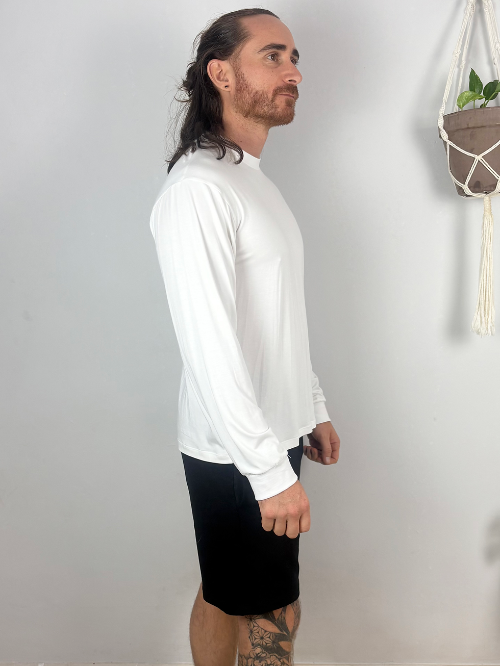 Thumbnail: Long Sleeve Cuffed Bamboo T-Shirt