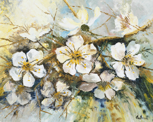 Цвет вишни. 40х50 х.м. 2006г.