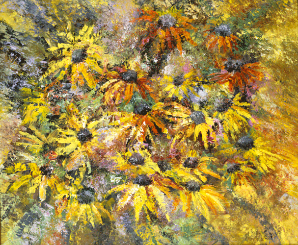 Салют цветов. 60х70 х.м. 2003г.