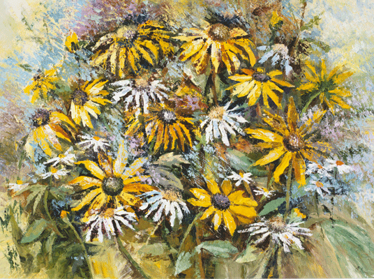 Палитра лета. 60х80 х.м. 2006г.