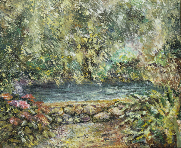 Ливан. Озеро Корха. 50х60 х.м. 2003г.