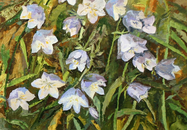 Колокольчики. 50х70 х.м. 2005г.