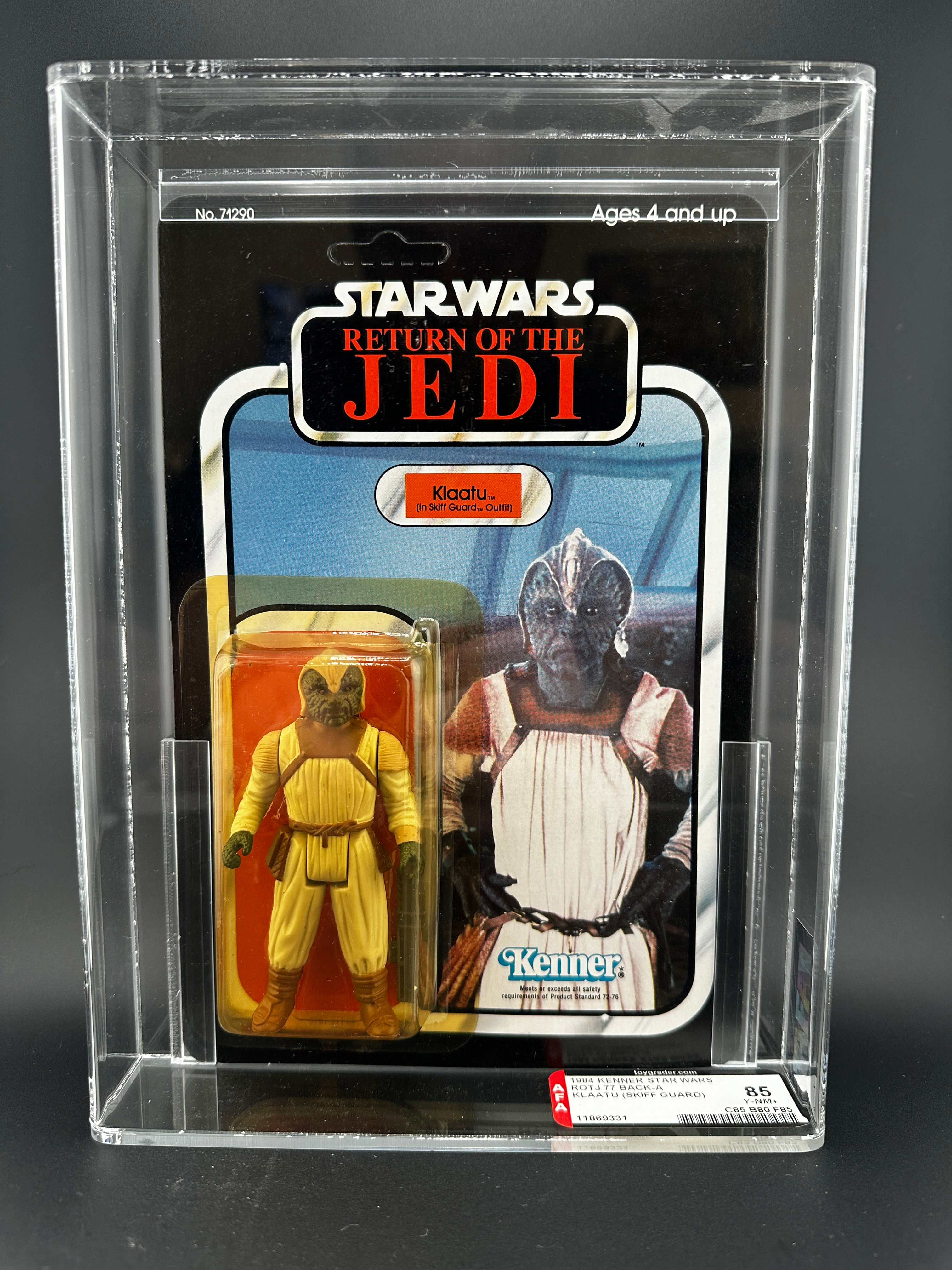 1984 Kenner Star Wars ROTJ 77 Back-A Klaatu (Skiff Guard) AFA 85 (11869331)