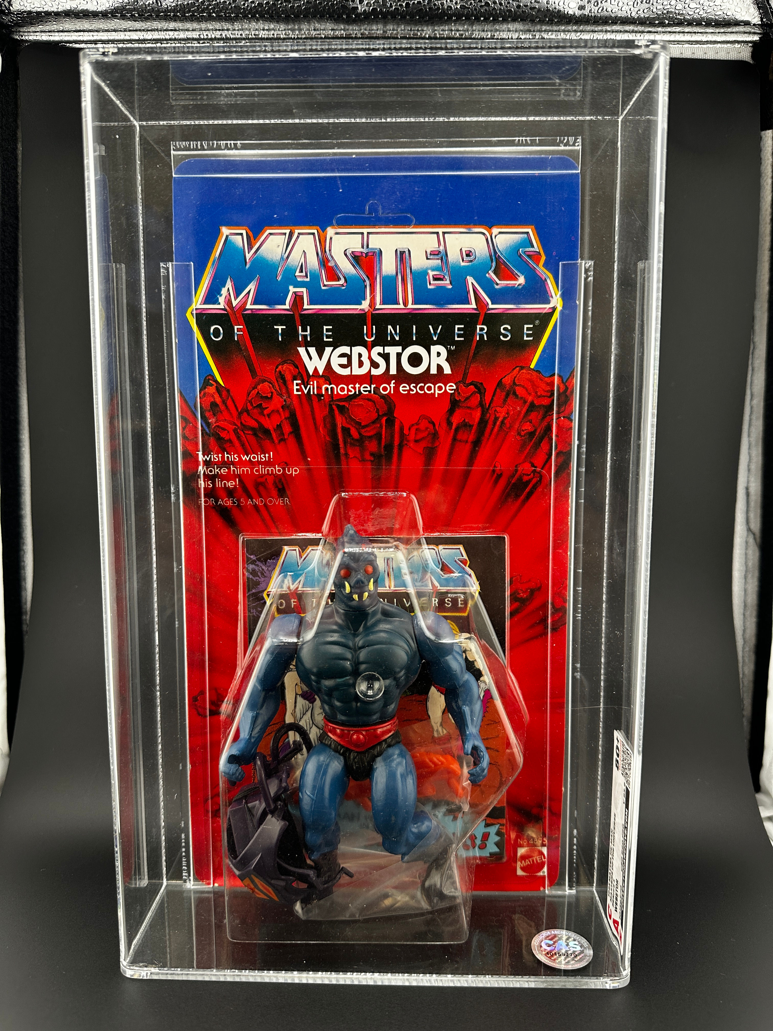 1983 Mattel HE-MAN Masters of the Universe Series 3 Webstor CAS 80+ (10159770)