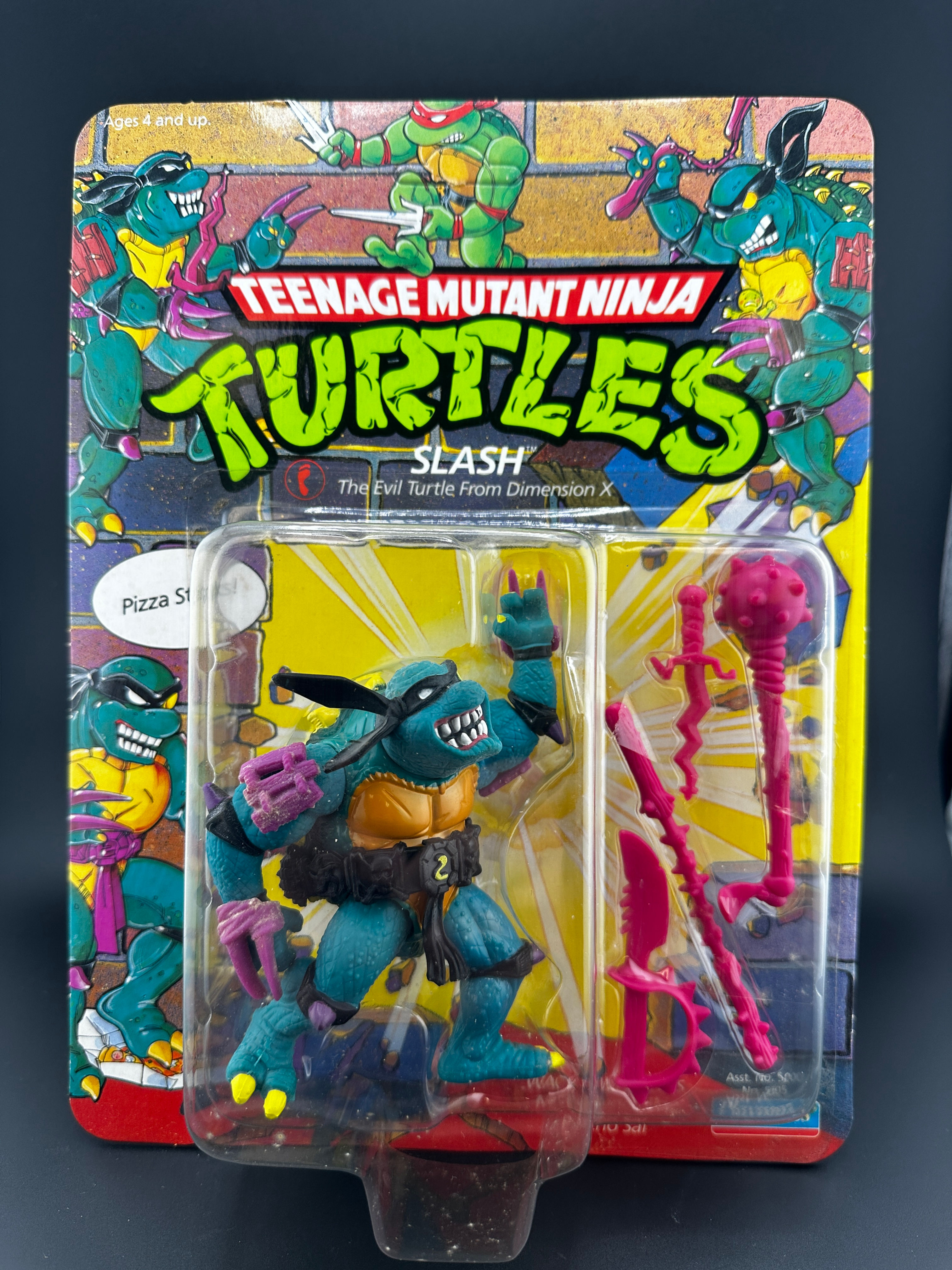 1990 Playmates Teenage Mutant Ninja Turtles TMNT Slash