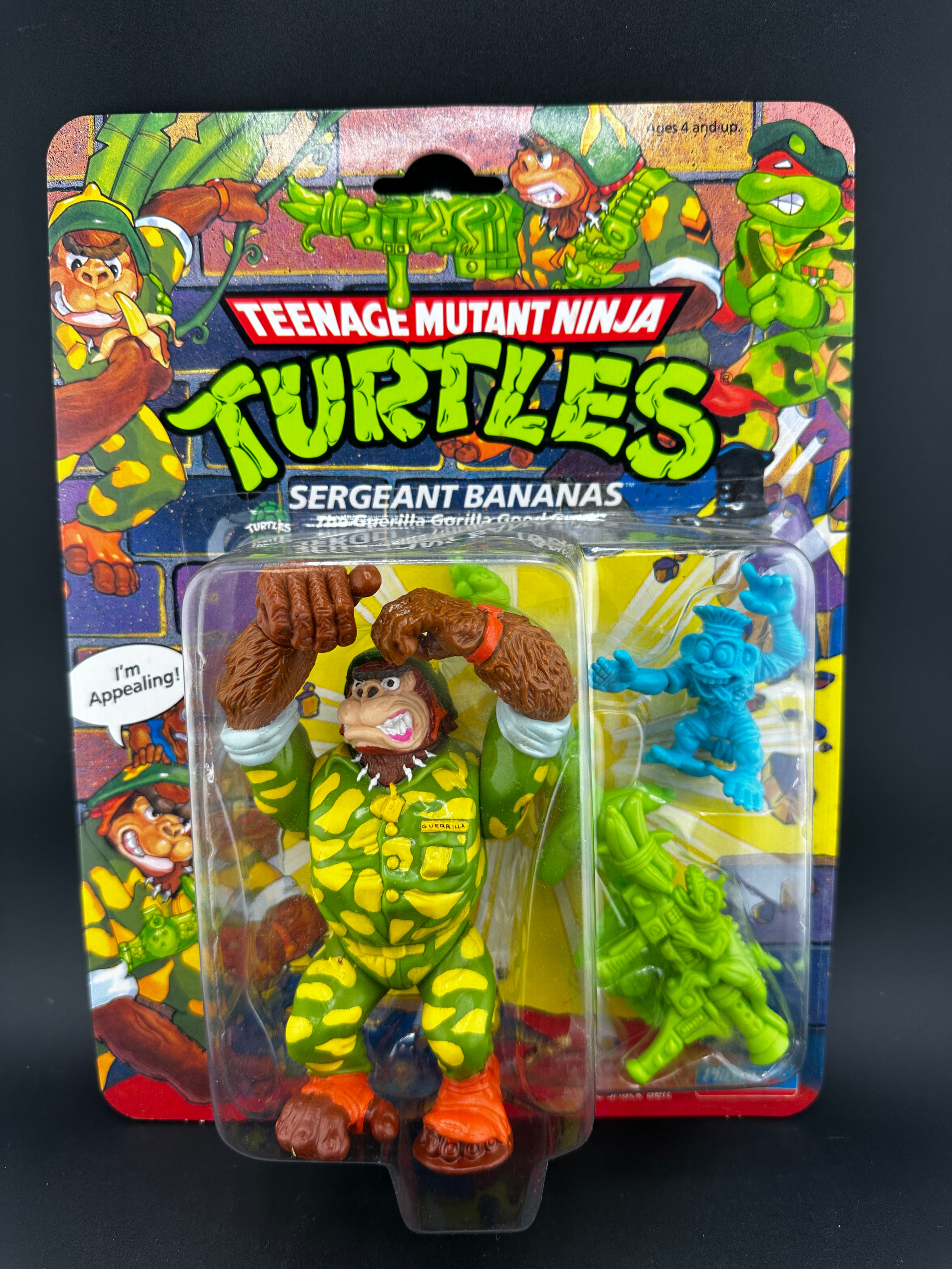 1991 Playmates Teenage Mutant Ninja Turtles TMNT Sergeant Bananas