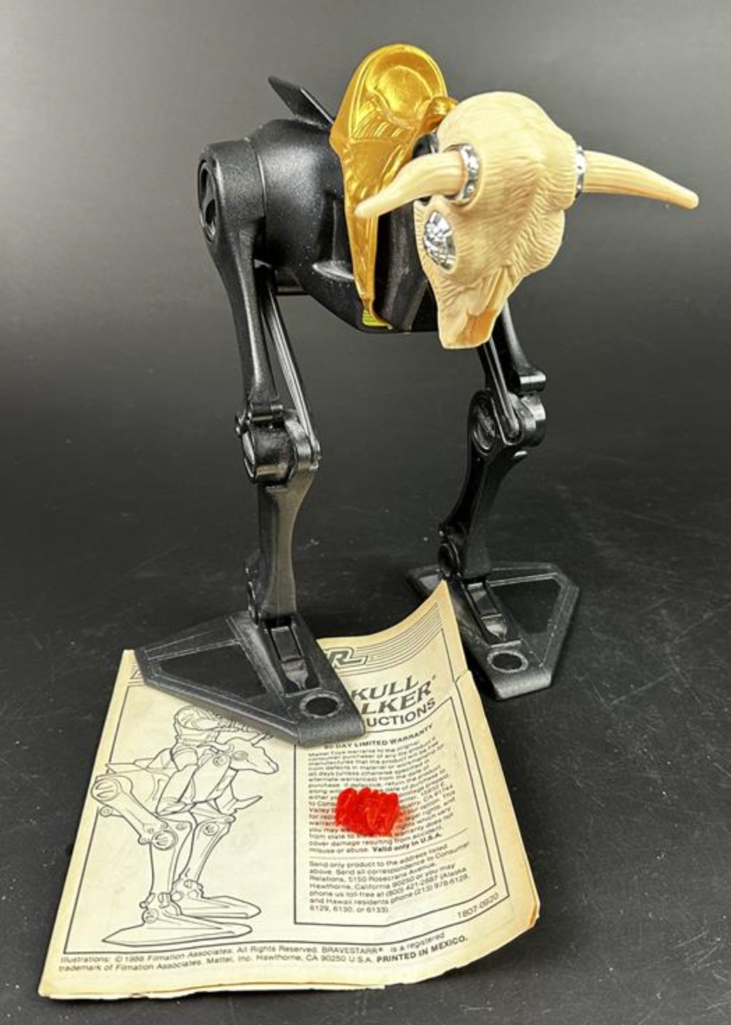 1986 Mattel Bravestarr Skull Walker