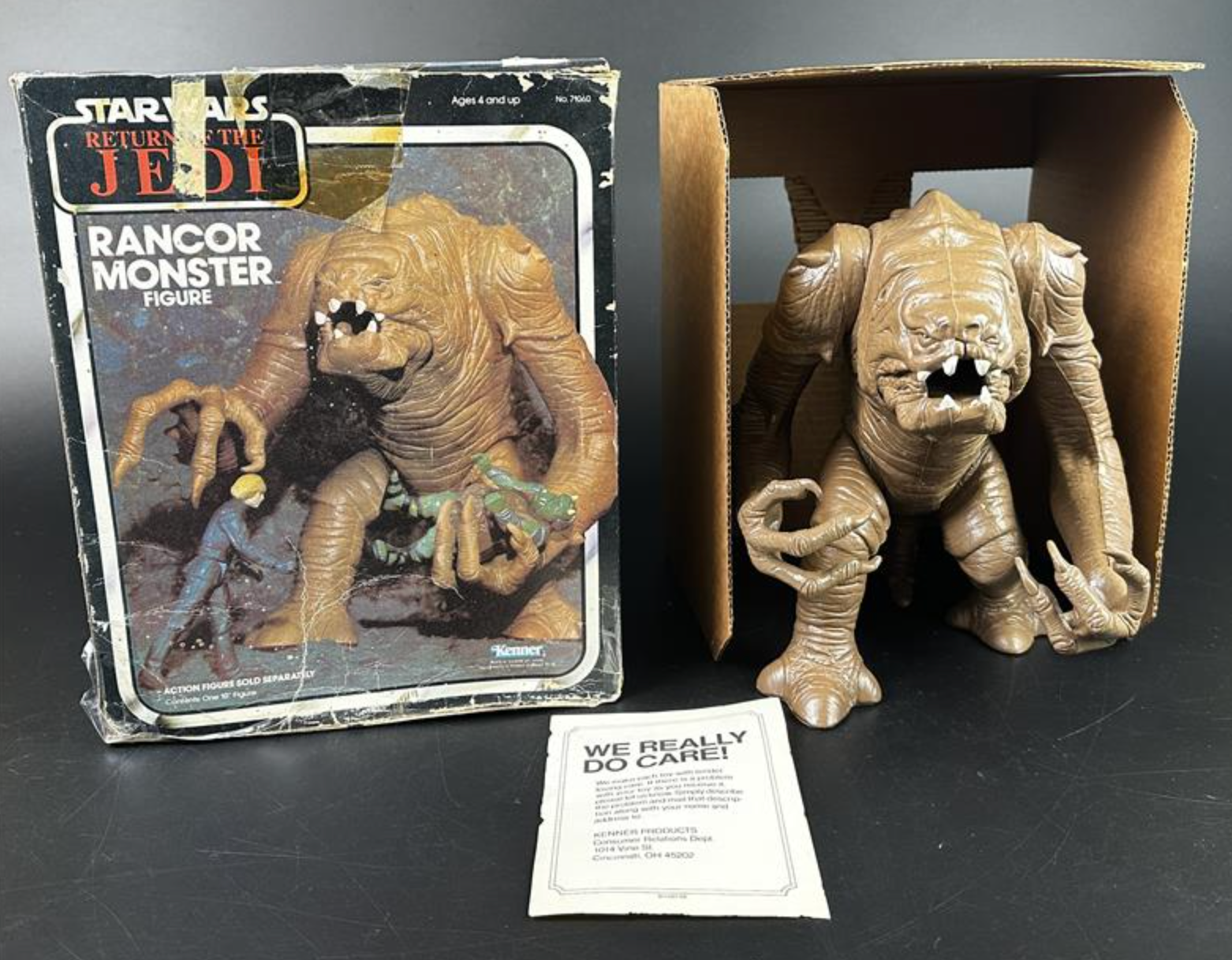 1983 Kenner Star Wars ROTJ Rancor Monster with Box