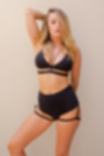 Thumbnail: Lure You High Waisted Garter Shorts