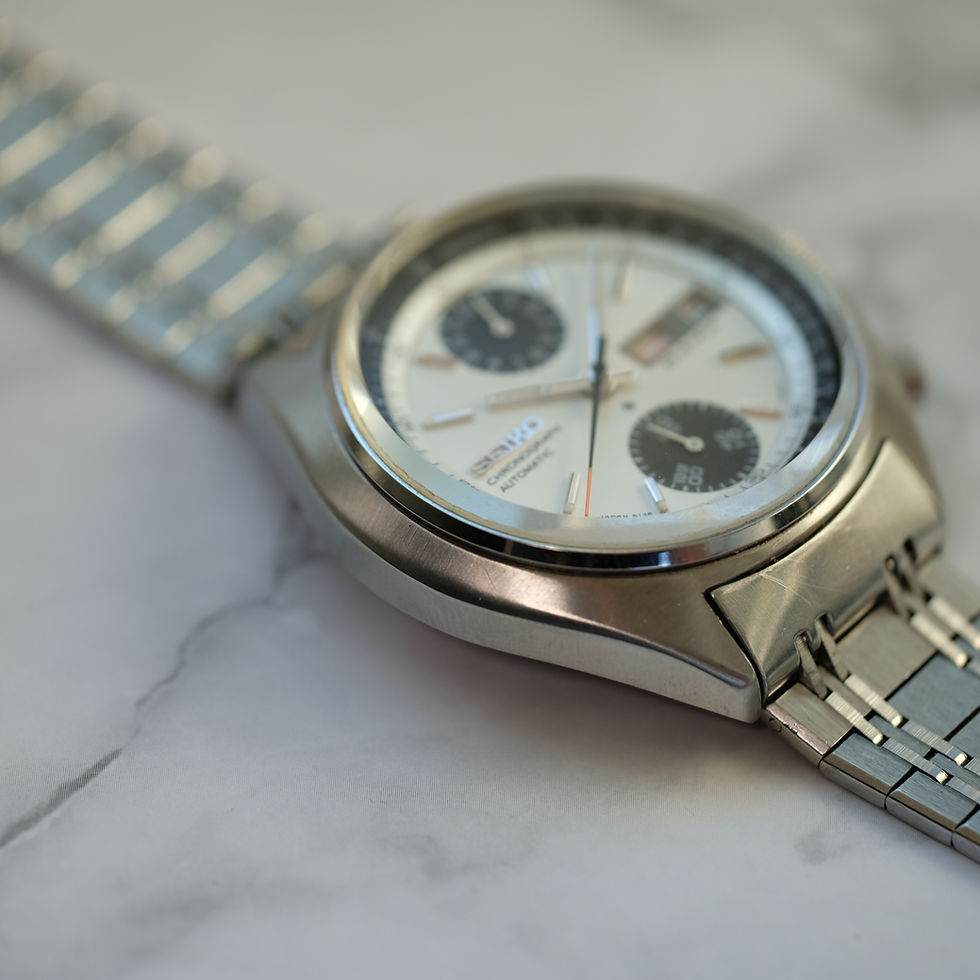 Thumbnail: SOLD - Seiko Baby Panda 6138-8000